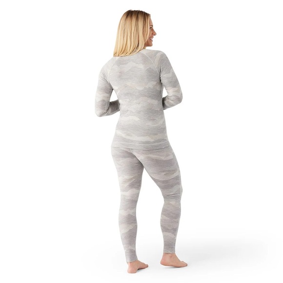 SMARTWOOL THERMAL SET WOMEN LIGHT GREY CAMOUFLAGE - Picture 2 of 15